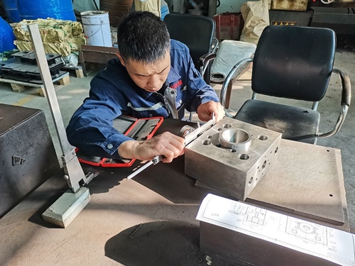 Inspection after processing the parts to guarantee the accuracy and reliability